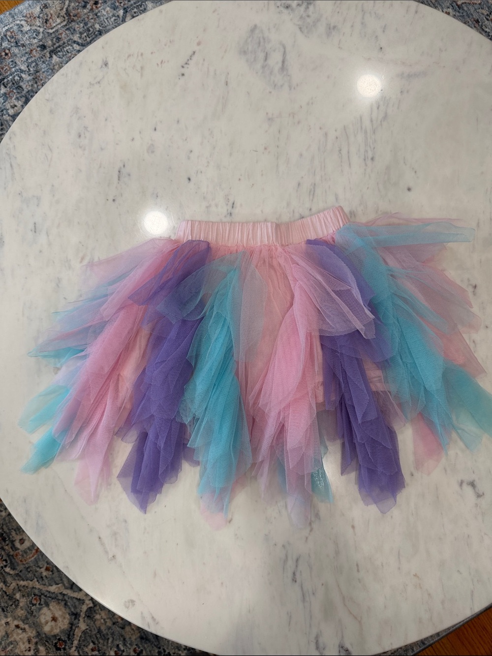 Pastel Tulle Unicorn Tutu Skirt